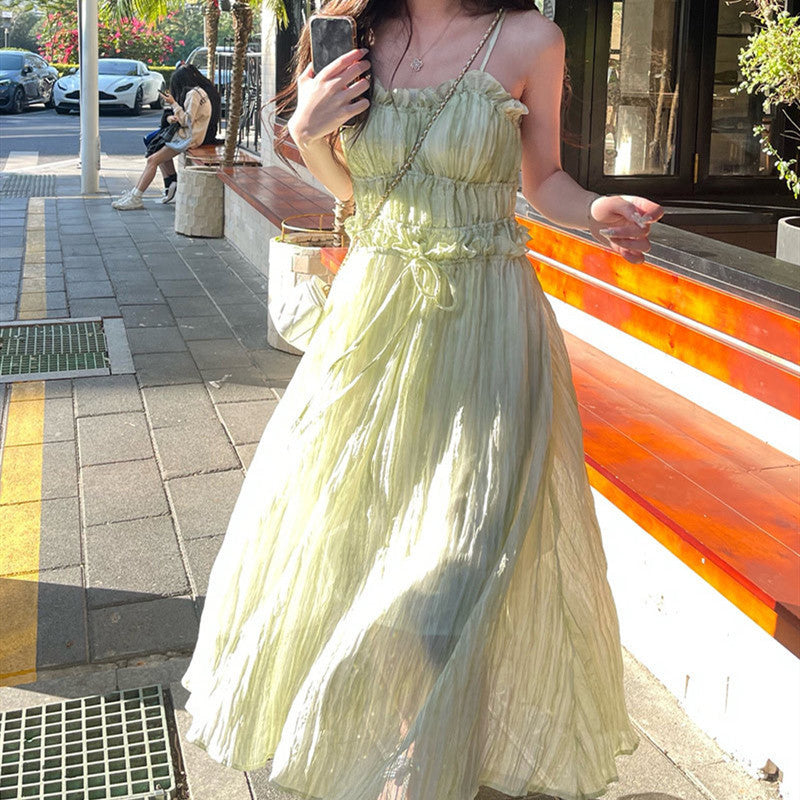 Vacation Spaghetti Straps Dress For Women